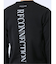 ロゴ切替 クルーネック長袖Tシャツ