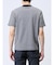【DRESS T-SHIRT】綿ストレッチ クルーネック半袖Tシャツ ボーダー