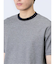 【DRESS T-SHIRT】綿ストレッチ クルーネック半袖Tシャツ ボーダー