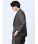 TechLinen スリムフィット 2ボタンジャケット 茶(セットアップ可能)