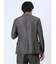 TechLinen スリムフィット 2ボタンジャケット 茶(セットアップ可能)
