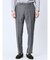 TechLinen スリムフィット ノータックパンツ グレー(セットアップ可能)
