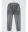 TechLinen スリムフィット ノータックパンツ グレー(セットアップ可能)