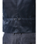 TechLinen スリムフィット ジレベスト チェック紺(セットアップ可能)