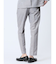TechLinen スリムフィット ノータックパンツ ライトグレー(セットアップ可能)