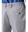 TechLinen スリムフィット ノータックパンツ ライトグレー(セットアップ可能)