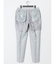 TechLinen スリムフィット ノータックパンツ ライトグレー(セットアップ可能)