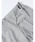 TechLinen スリムフィット ノータックパンツ ライトグレー(セットアップ可能)