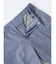 TechLinen スリムフィット ノータックパンツ 青(セットアップ可能)