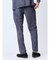 TechDenim スリムフィット ノータックパンツ 紺(セットアップ可能)