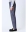 TechDenim スリムフィット ノータックパンツ 紺(セットアップ可能)