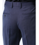 軽量 スリムフィット ノータックパンツ 青(セットアップ可能)