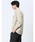 TechLinen スタンドカラー 7分袖シャツ