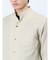 TechLinen スタンドカラー 7分袖シャツ