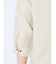 TechLinen スタンドカラー 7分袖シャツ