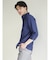 TechLinen スタンドカラー 7分袖シャツ