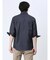 TechLinen スタンドカラー 7分袖シャツ