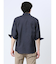 TechLinen スタンドカラー 7分袖シャツ