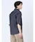 TechLinen スタンドカラー 7分袖シャツ