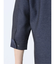 TechLinen スタンドカラー 7分袖シャツ
