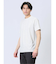 メッシュ 転写プリント クルーネック半袖Tシャツ