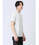 メッシュ 転写プリント クルーネック半袖Tシャツ