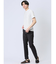 メッシュ 転写プリント クルーネック半袖Tシャツ