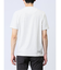 メッシュ 転写プリント クルーネック半袖Tシャツ