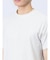メッシュ 転写プリント クルーネック半袖Tシャツ