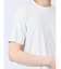 メッシュ 転写プリント クルーネック半袖Tシャツ