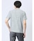 メッシュ 転写プリント クルーネック半袖Tシャツ