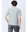 メッシュ 転写プリント クルーネック半袖Tシャツ