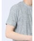 メッシュ 転写プリント クルーネック半袖Tシャツ