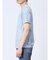メッシュ 転写プリント クルーネック半袖Tシャツ