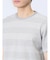 ポップコーンボーダー クルーネック半袖Tシャツ