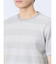 ポップコーンボーダー クルーネック半袖Tシャツ