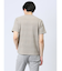 ポップコーンボーダー クルーネック半袖Tシャツ