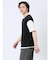 さまになる フェイクレイヤード キーネック半袖Tシャツ