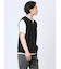 さまになる フェイクレイヤード キーネック半袖Tシャツ