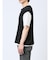 さまになる フェイクレイヤード キーネック半袖Tシャツ