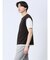 さまになる フェイクレイヤード キーネック半袖Tシャツ