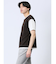 さまになる フェイクレイヤード キーネック半袖Tシャツ