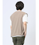 さまになる フェイクレイヤード キーネック半袖Tシャツ