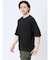 ジャガードケーブル クルーネック5分袖Ｔシャツ