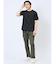 ジャガードケーブル クルーネック5分袖Ｔシャツ