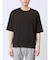 ジャガードケーブル クルーネック5分袖Ｔシャツ