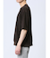 ジャガードケーブル クルーネック5分袖Ｔシャツ