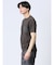 カットサッカー クルーネック半袖Tシャツ