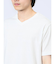 リンクスパネルボーダー Vネック半袖Tシャツ