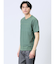 リンクスパネルボーダー Vネック半袖Tシャツ